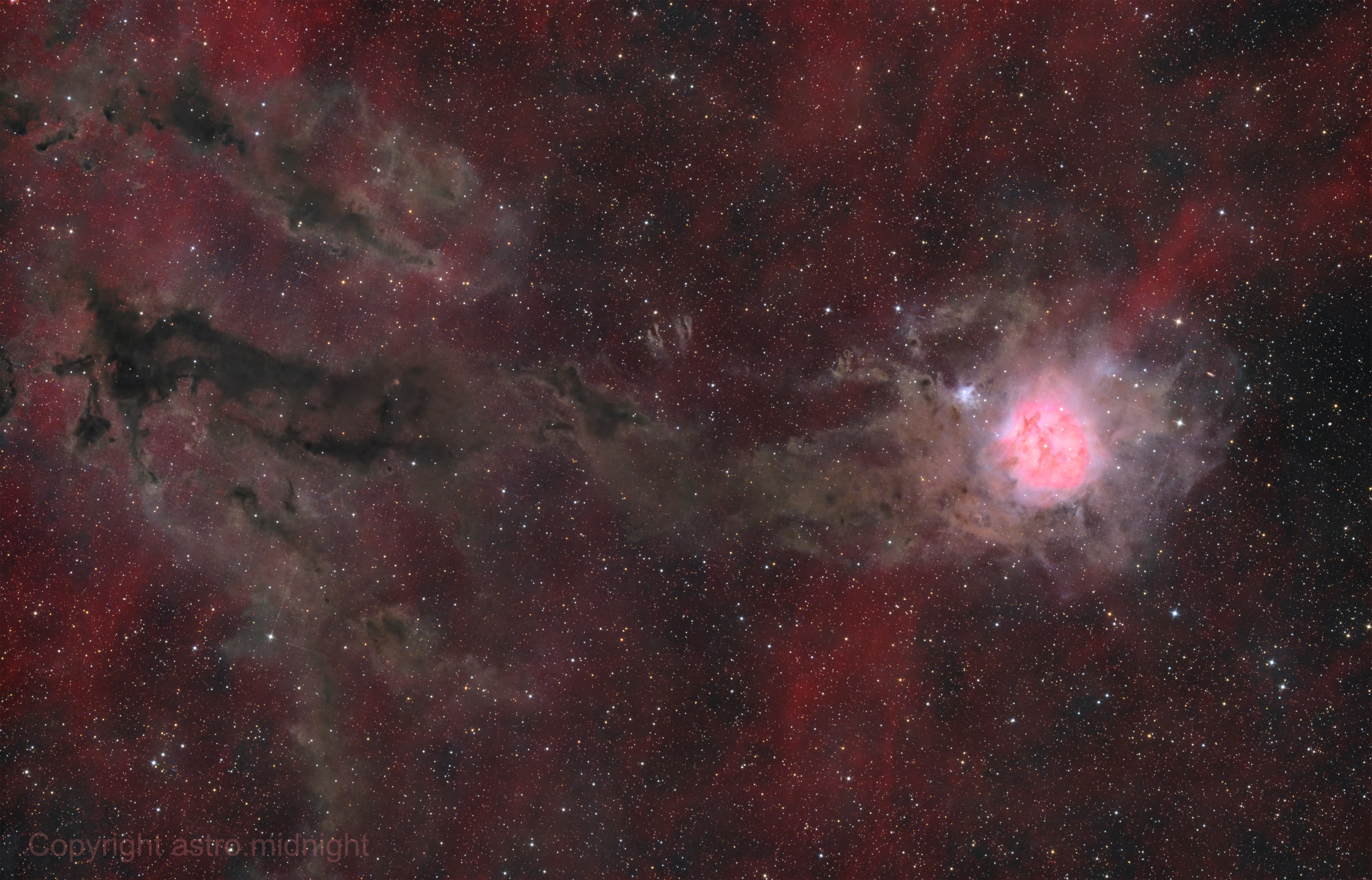 A Nebulosa do Casulo em HaRGB