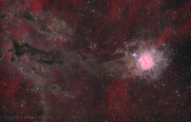 The Cocoon Nebula in HaRGB