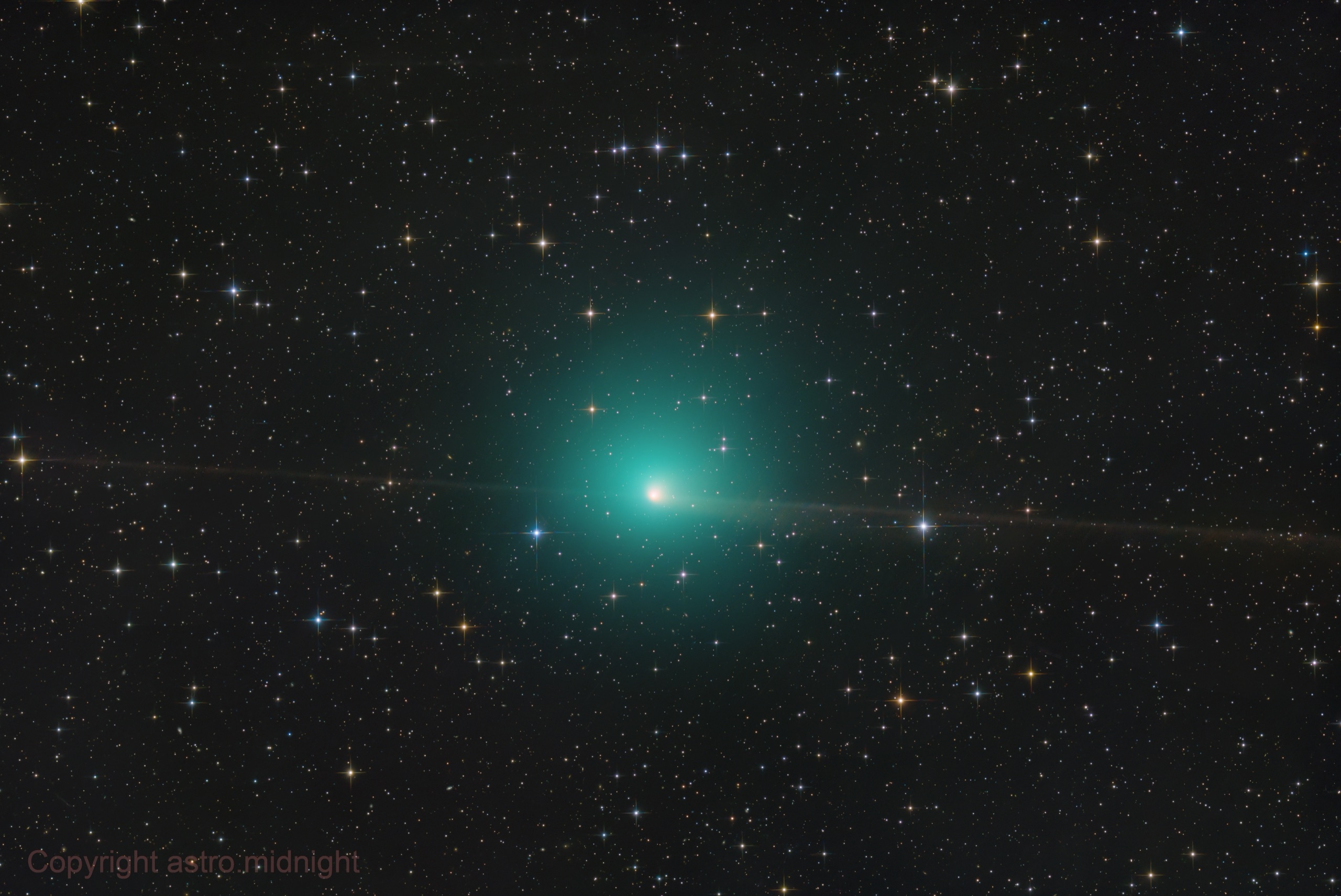Comet 10P/Tempel Dust Trail (16 July)