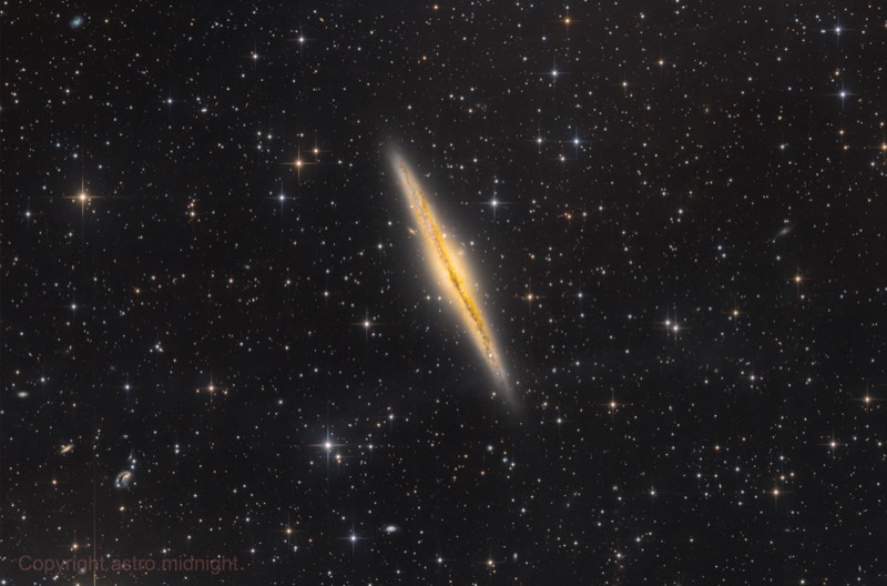 NGC 891 and Abell 347