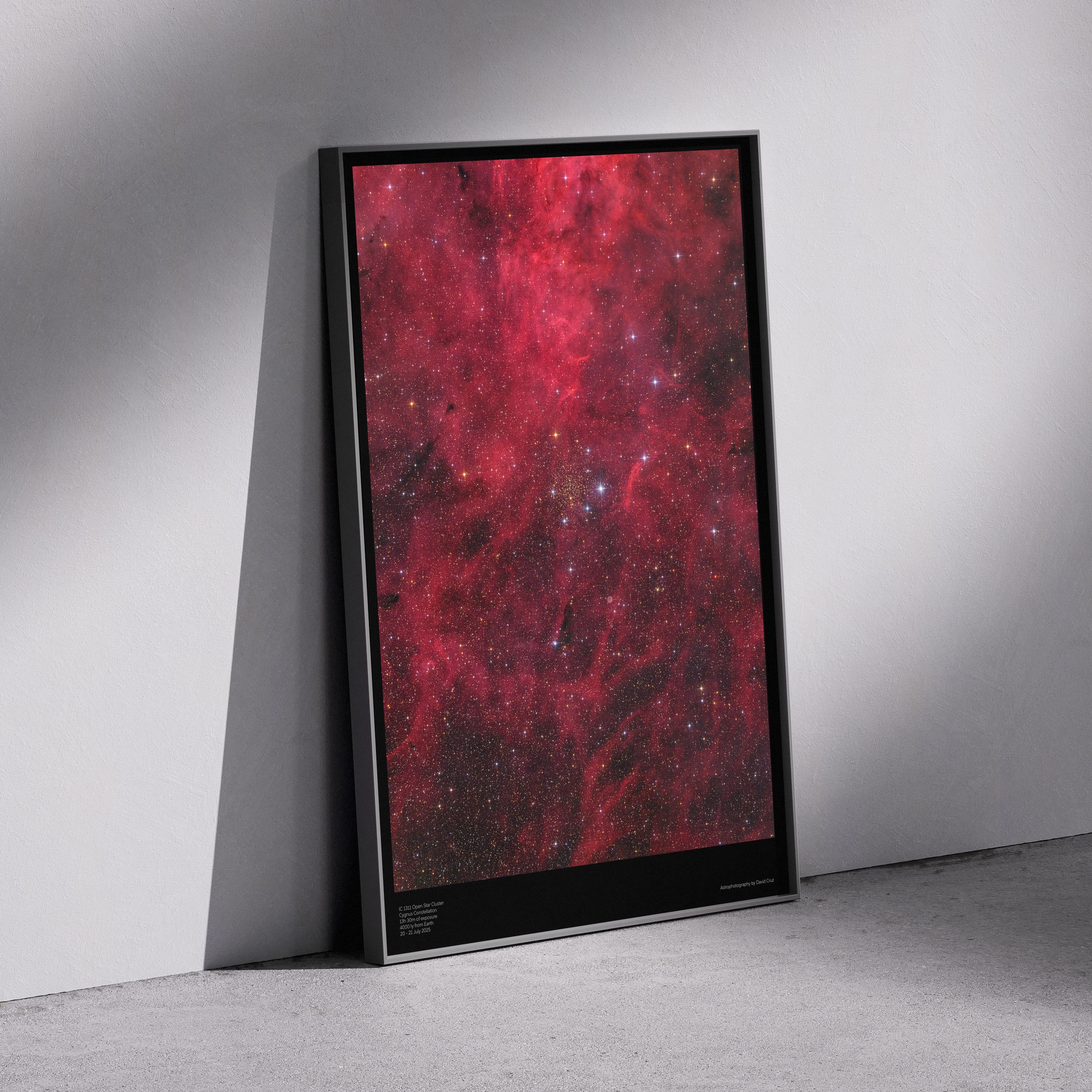 Print «IC 1311 - Open Star Cluster» — detalhe