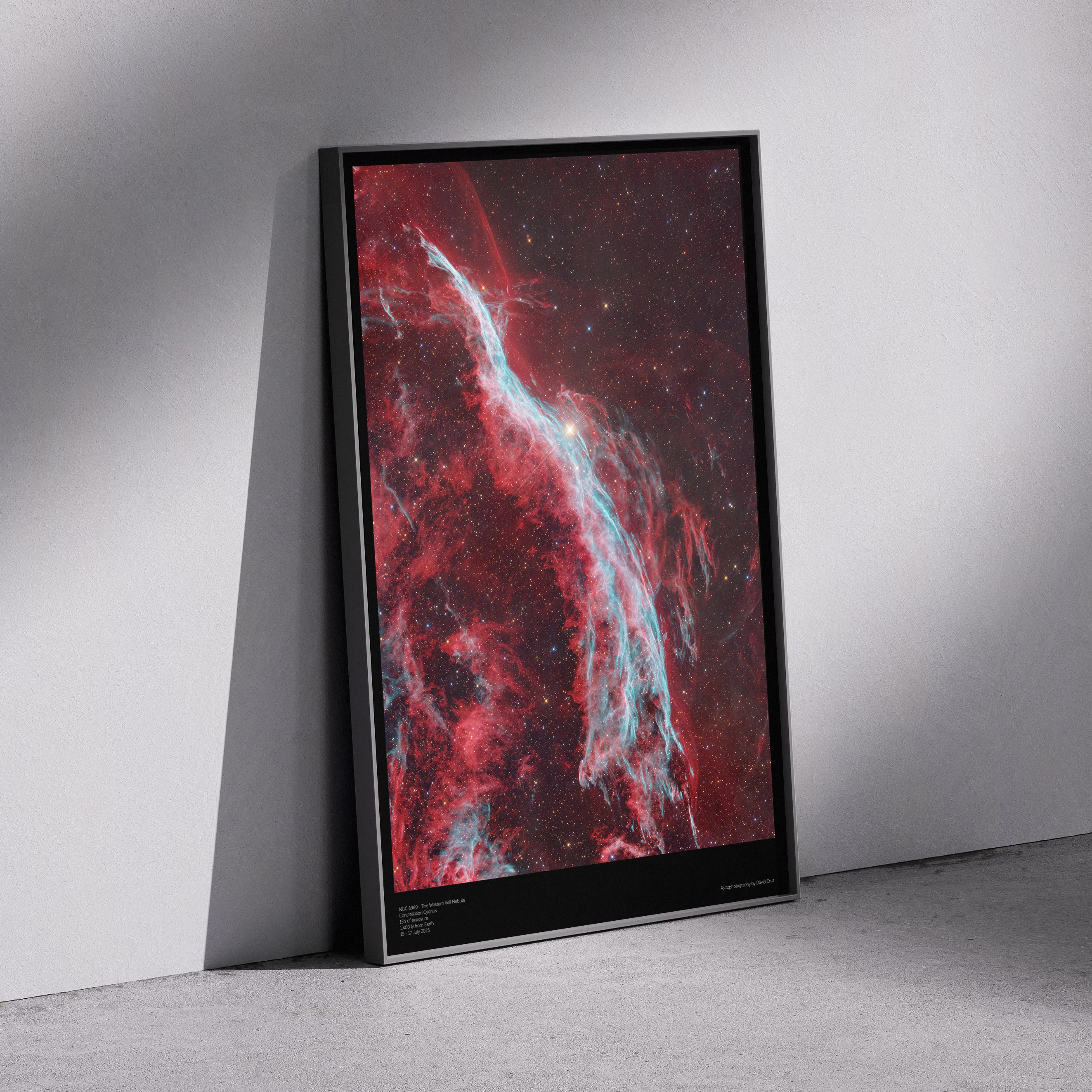 Print «NGC 6960 - The Western Veil Nebula» — detalhe
