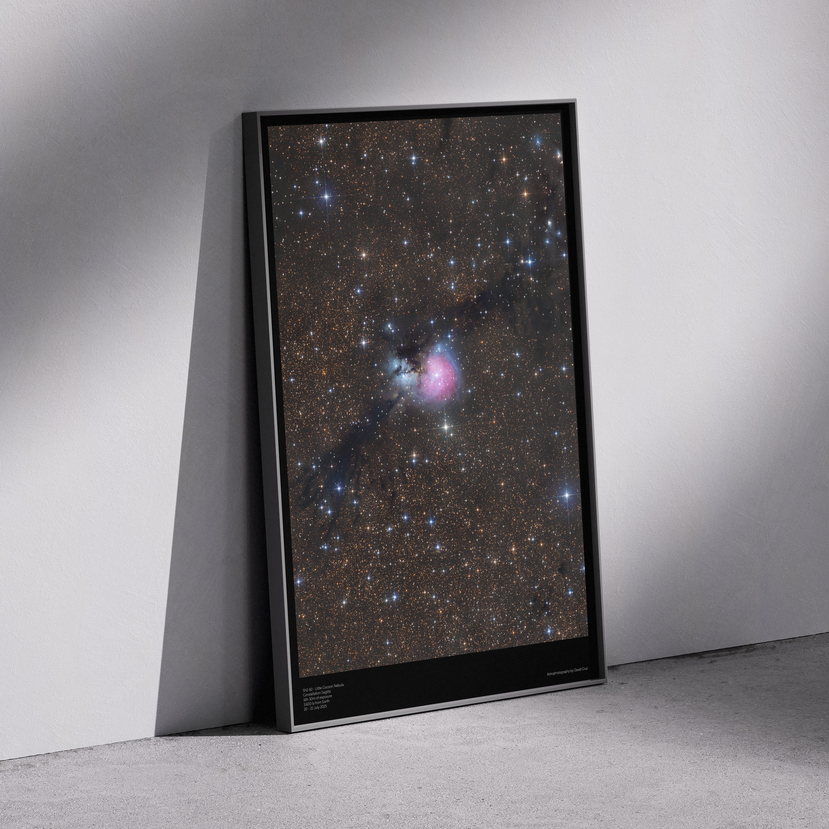 Print «Sh2-82 - Little Cocoon Nebula» — detalhe